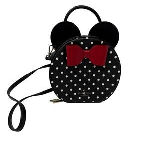 Kate Spade New York x Disney Minnie Mouse Canteen Crossbody Handbag Polka Dot